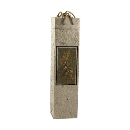 Handmade Paper Olive Oil Bottle Bags Verona Natural